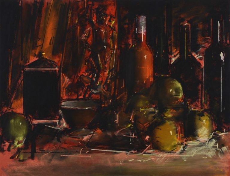 Meir Appelfeld | Still Life with Red Bottle