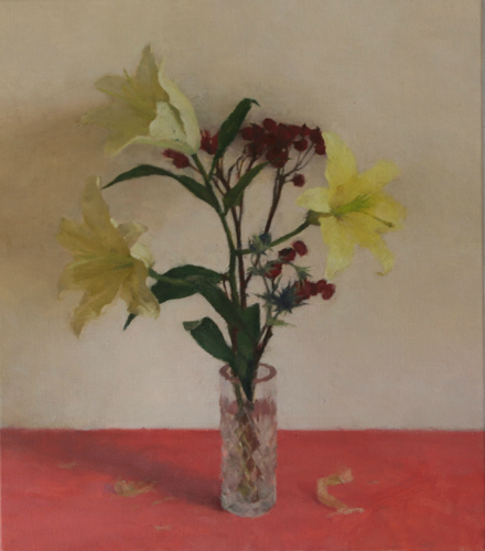 Jordan Wolfson | Still Life with Flowers in Three States, II, State I,