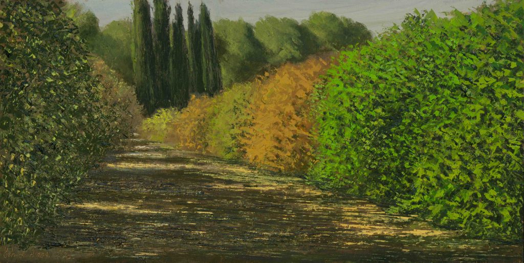 A plantation in the Malachim Forest | oil on wood
