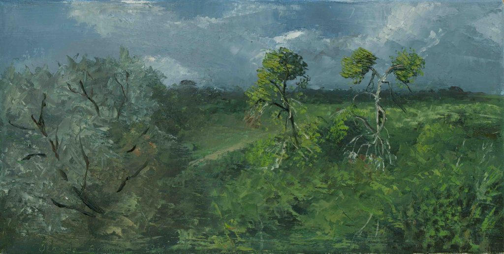 A tangle in Ramot Menashe  | oil on canvas