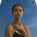 Apple of my eye | , oil on paper mounted on board