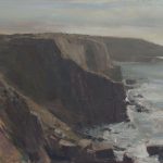 Brownstown cliffs | oil on linen