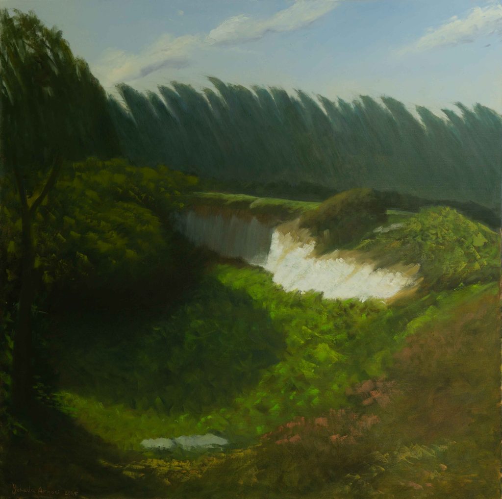 Deserted quarry in Lachish 2025 | oil on canvas