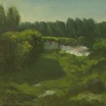 Deserted quarry in Lachish | oil on wood