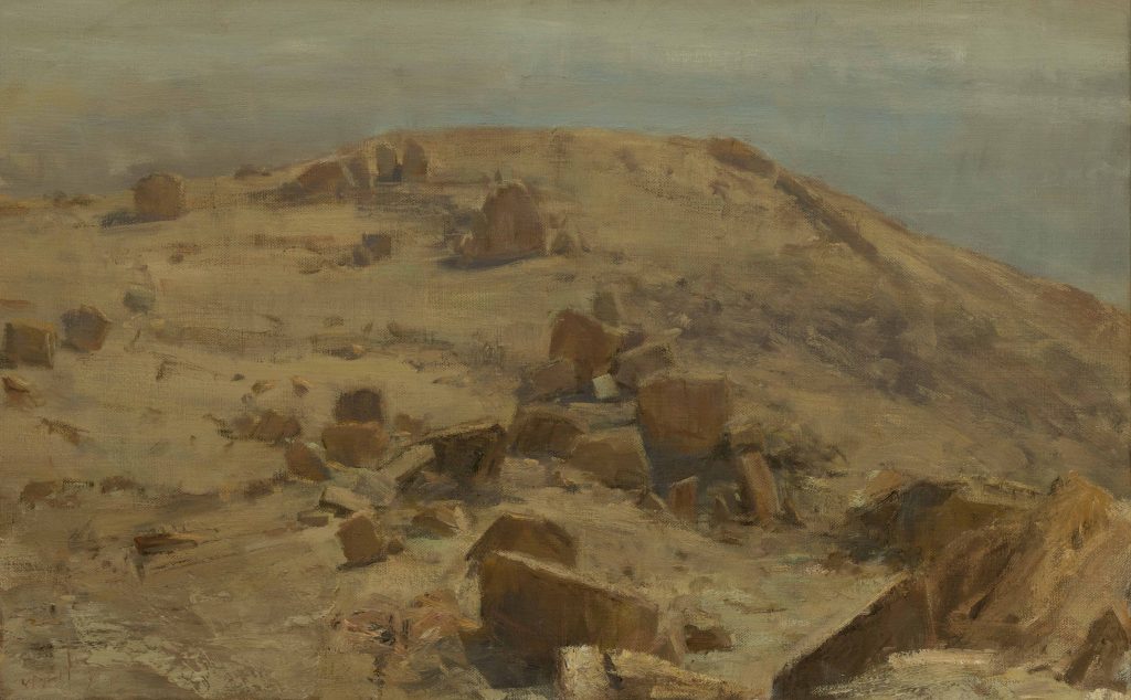 Early morning in the Crater  | oil on linen