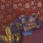 Ella | mixed technics on canvas on wood