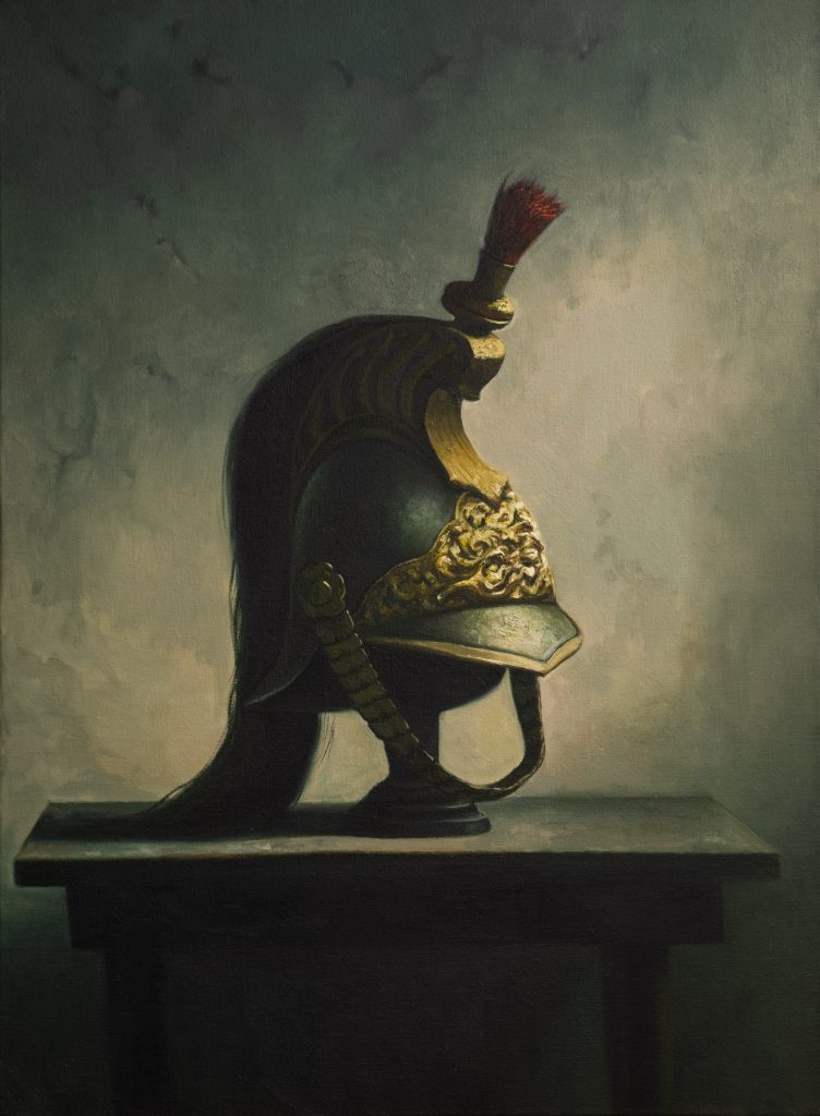 L’Officier qui m’a Brise | Oil on linen