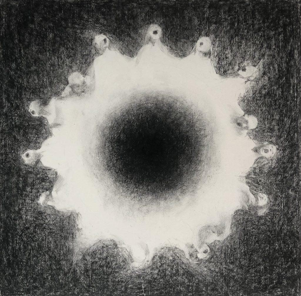 Mandala |charcoal on paper