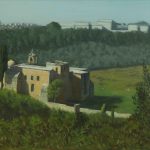 Monastery of the cross and The Israel Museum  | oil on canvas