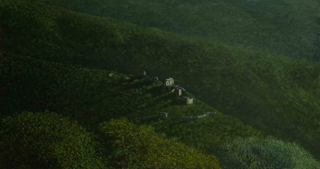 Monfort view from Goren Park | oil on canvas