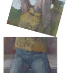 Pulling apart | oil on canvas on wood