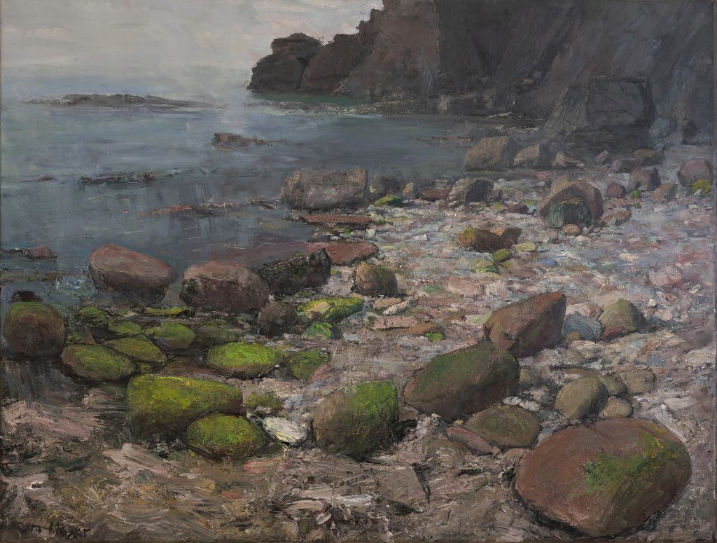 Rocks in Low Tide | oil on linen