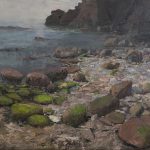 Rocks in Low Tide | oil on linen