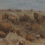 Rocks in the Desert | oil on linen