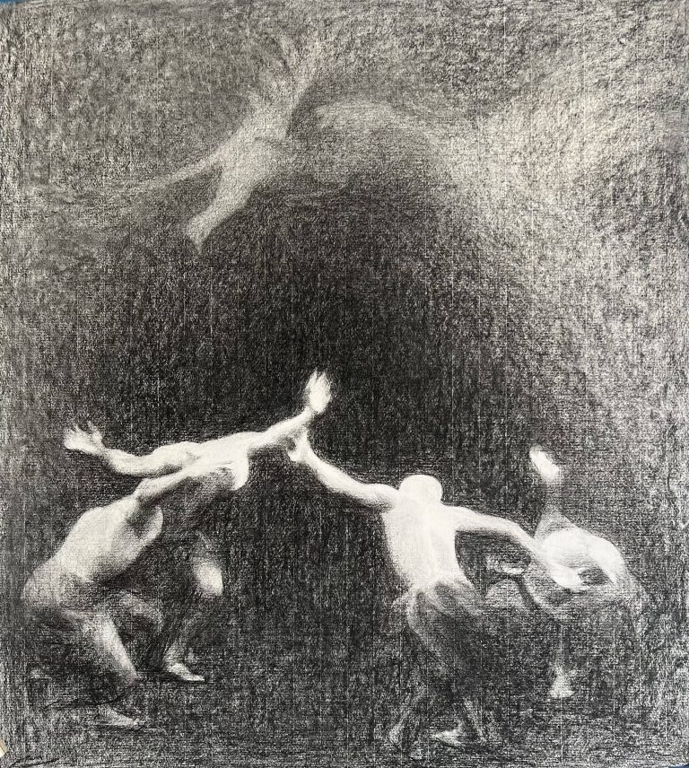 Rouse Hope | charcoal on paper