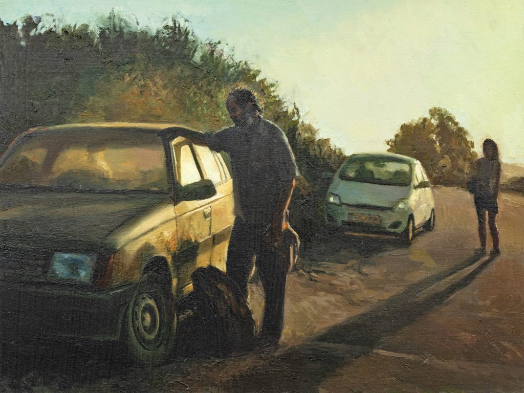 So long Marianne | Oil on birch panel