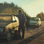 So long Marianne | Oil on birch panel
