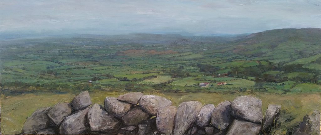 Stone wall Comeragh | oil on linen