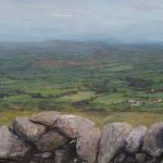 Stone wall Comeragh | oil on linen