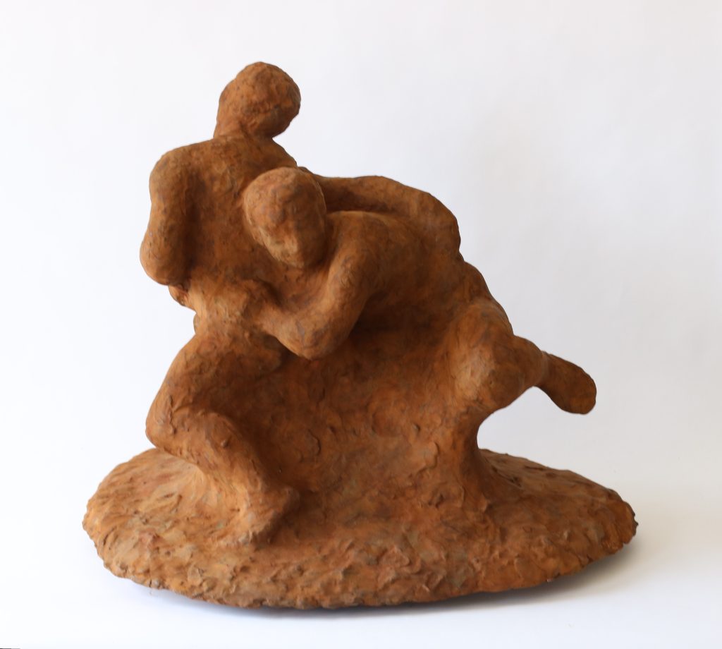 Struggle II | fired clay
