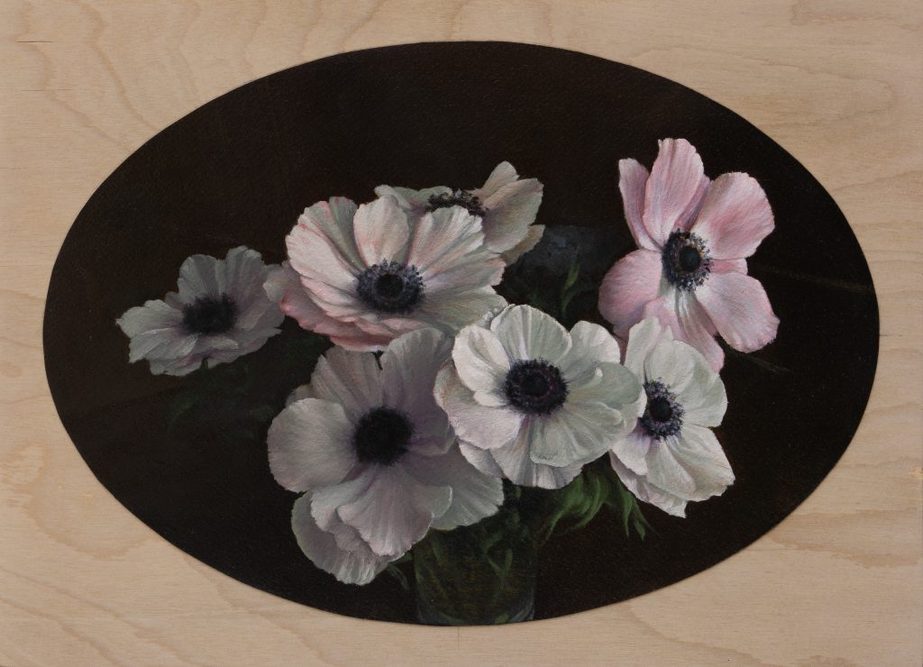 Tears of Aphrodite | oil on paper mounted on board,