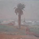 Teguise | oil on paper mounted on wood