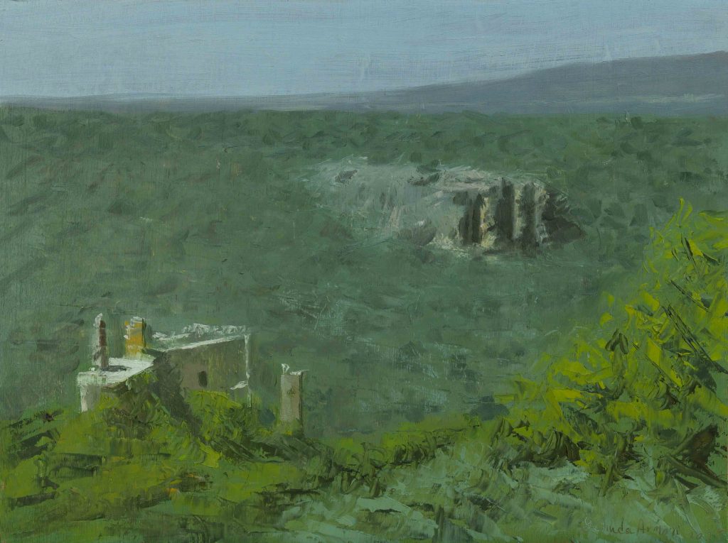 The Monfort view from the south  | oil on canvas