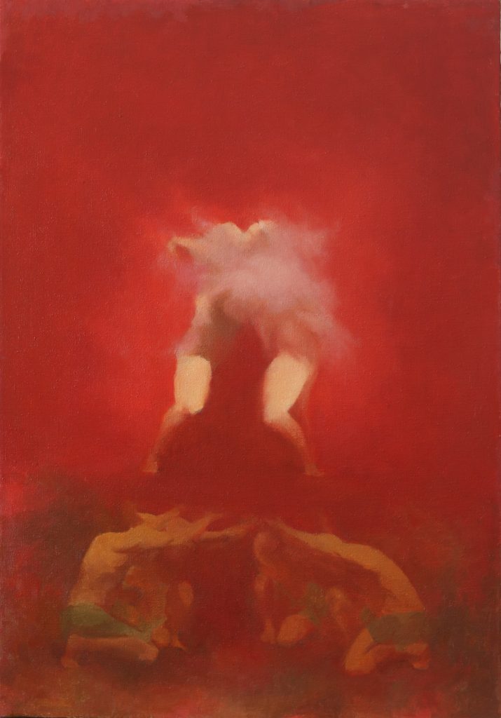 Upon their Shoulders | oil on linen