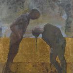 Viewpoint | oil ond gold leaf on panel