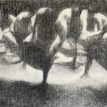 War Dance | charcoal on paper