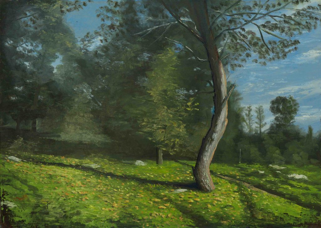 Winding tree in Reut  | oil on canvas