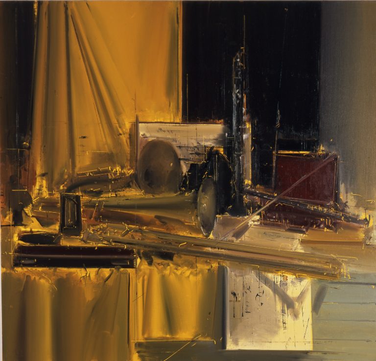 Meir Appelfeld | Still life with musical instruments