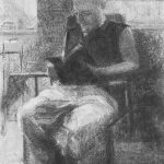 Home | charcoal on paper