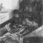 Story,charcoal on paper