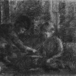 Together | charcoal on paper
