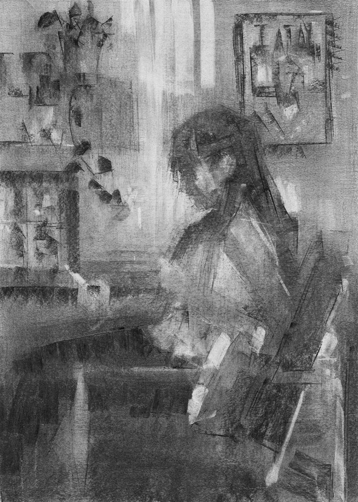 Adi | charcoal on paper