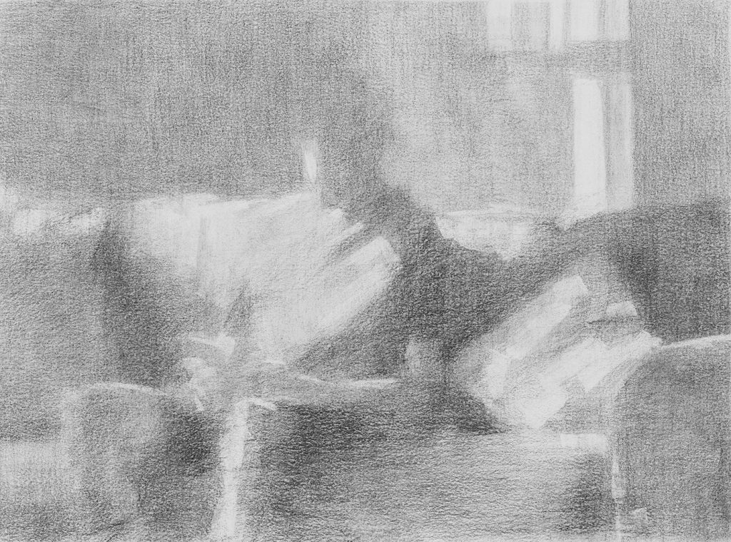 Apartment 9 | charcoal on paper