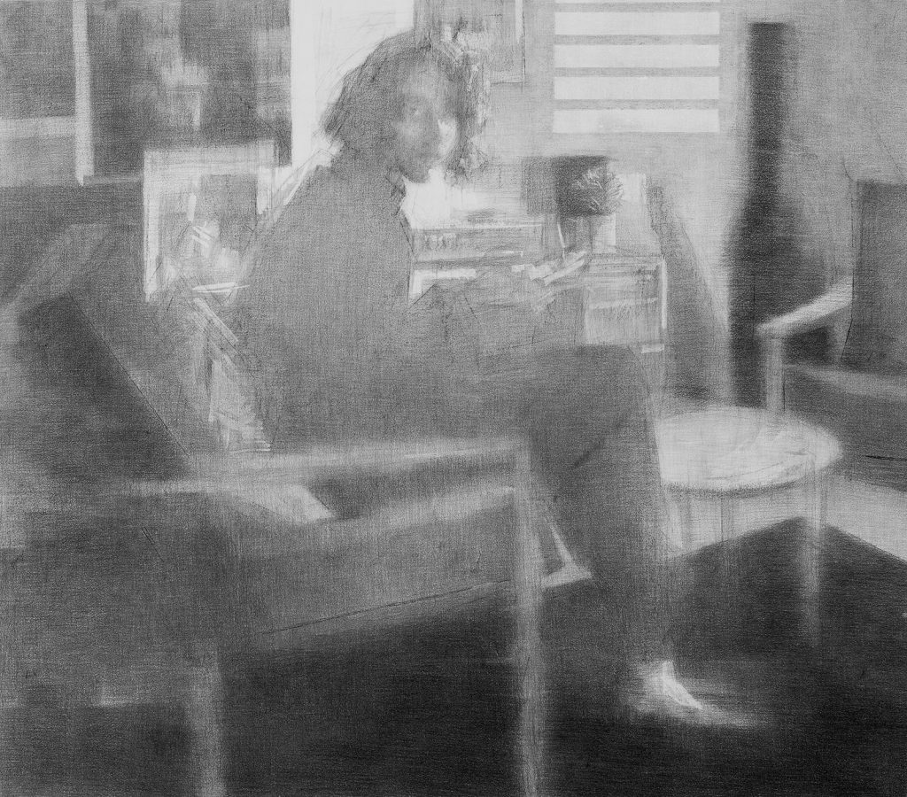 Big Sister | charcoal on paper