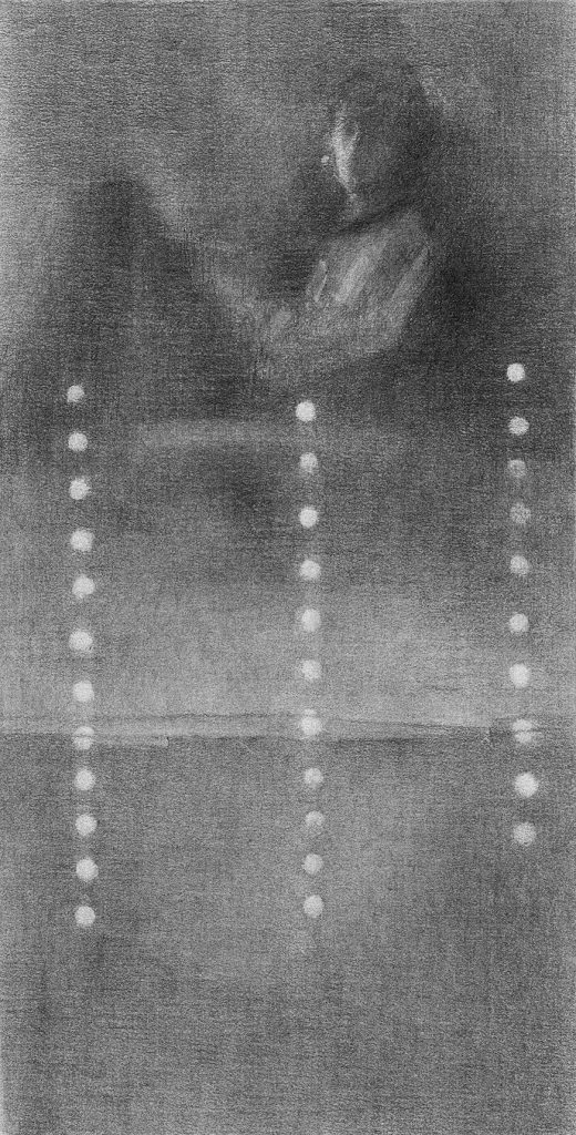 I'm here Too | charcoal on paper