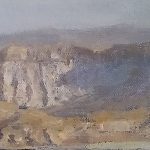 Zin cliffs | oil on linen