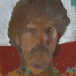 Self portrait | Oil on plywood