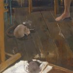 Self portrait in the studio | oil on canvas