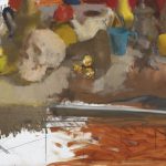 Still Life | oil on canvas mounted on wood