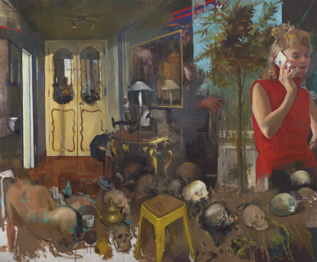 Untitled | Diptych, oil on canvas mounted on wood