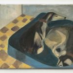 Dogs and Tiles,oil on Linen